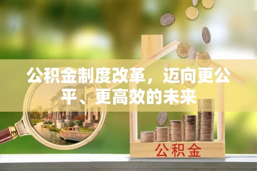 哈巴河公积金制度改革，迈向更公平、更高效的未来