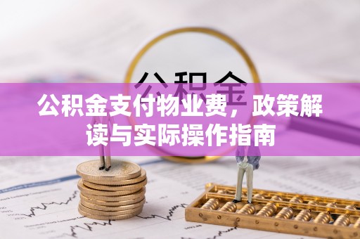 哈巴河公积金支付物业费，政策解读与实际操作指南