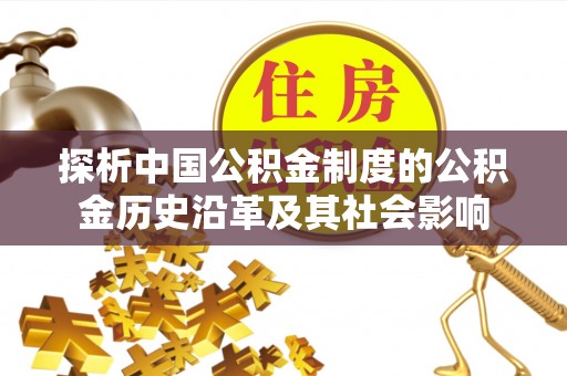 哈巴河探析中国公积金制度的公积金历史沿革及其社会影响
