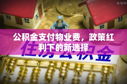哈巴河公积金支付物业费，政策红利下的新选择