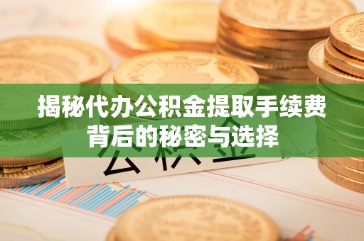 哈巴河揭秘代办公积金提取手续费背后的秘密与选择