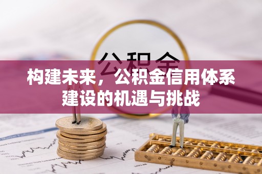 哈巴河构建未来，公积金信用体系建设的机遇与挑战
