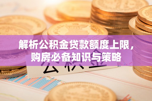 哈巴河解析公积金贷款额度上限，购房必备知识与策略