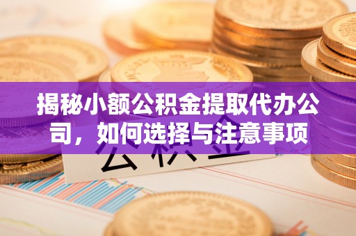哈巴河揭秘小额公积金提取代办公司，如何选择与注意事项
