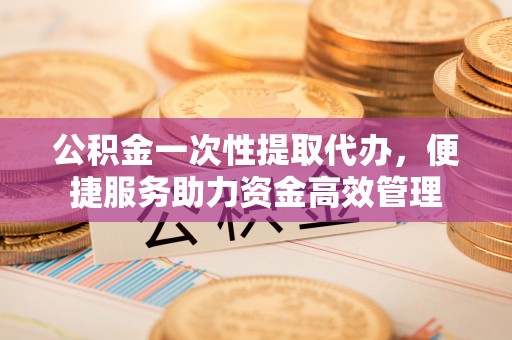 哈巴河公积金一次性提取代办，便捷服务助力资金高效管理