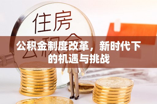 哈巴河公积金制度改革，新时代下的机遇与挑战
