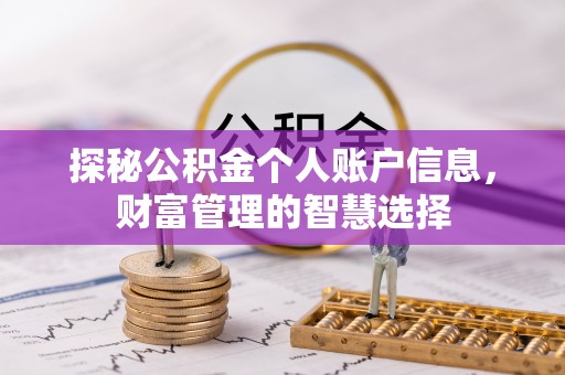 哈巴河探秘公积金个人账户信息，财富管理的智慧选择